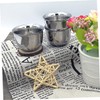 Mikinona Stainless Steel Double Wall Wine Cups Heat Retaining Ideal