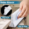 3" High Shower Threshold Water Dam 67" Long Collapsible Shower