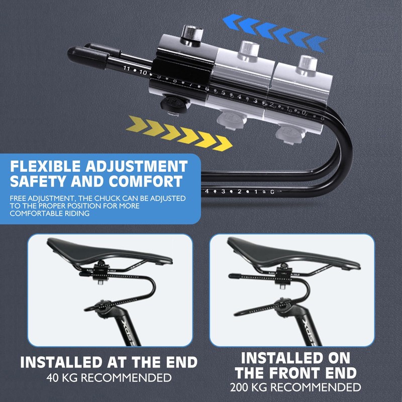 Delamiya Shock Absorbing Seat Spring, Bicycle Seat Post Damper, Seat