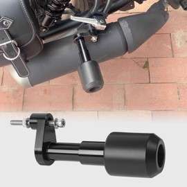 WOOGA Motorcycle Exhaust Pipe Protection Anti Falling Bar Frame Sliders Anti-collision Fairing Guard fit for Ho&n&da Rebel CMX250 300 500 REBEL250/300/500 Accessories (B without LOGO)