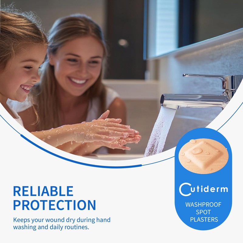 Cutiderm Small Round Spot Plasters 22 x 22mm 100 Plasters