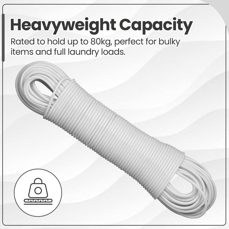 Hardys 15m Washing Line | Clothes Line with Steel Core