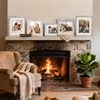 TOFOREVO 5x5 Picture Frames Set of 6 Distressed White Wood