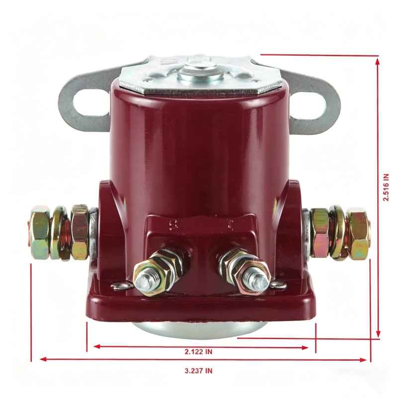 JnplRkdcg 12V SS581T Heavy Duty Starter Solenoid Relay Replacement for