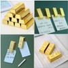 Mini Fridge Magnets Golden Brick Loose Stickers Gold Brick Decorations