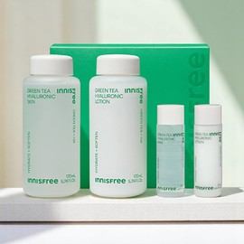 Innisfree Green Tea Hyaluronic Acid Set + Green Tea Kit Premium Edition / 이니스프리 그린티 히알루론산 세트 + 그린티 키트 프리미엄에디션