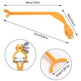 KOMUNJ Golf Swing Training Tool, Golf Swing Guide Training Aid, For Beginners Men Women Kids Gesture Corrector, Yellow