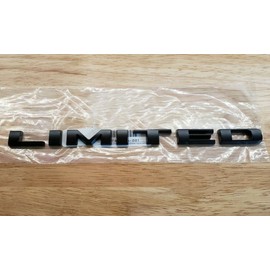 1pc Limited Tailgate Nameplate 3D Badge Emblem Replacement for Ram 2019-2022 1500 2500-3500 68477483AA (Black)