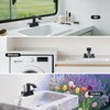 Ultimate Unicorn Black Waterfall Bathroom Faucet, 4 Inch Bathroom Sink
