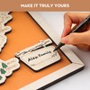 National Park Map Tracker, US National Parks Map, Wooden National