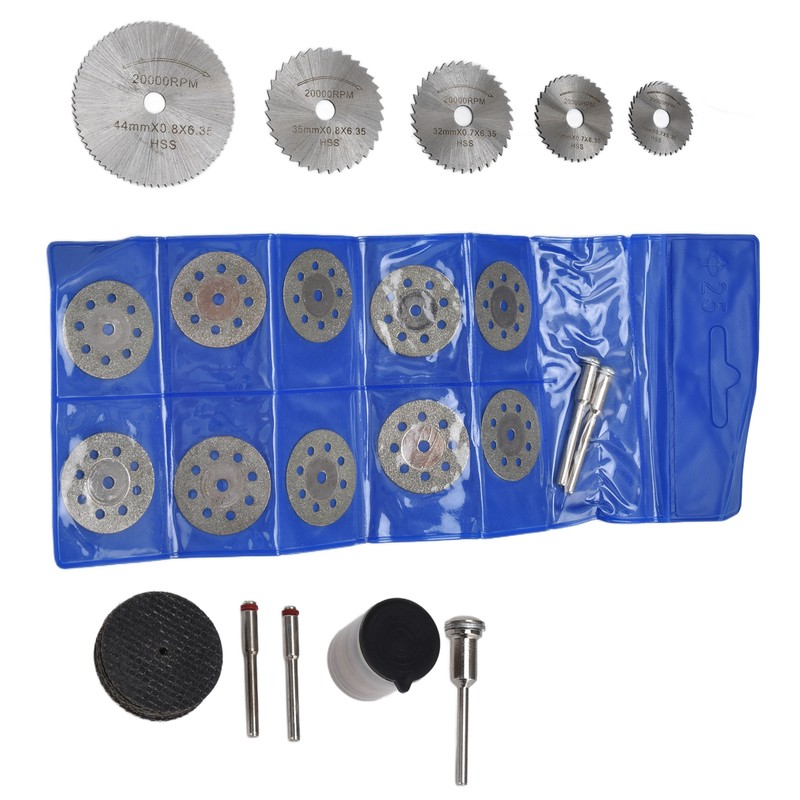 60Pcs Cutting Wheel Mini Wood Cutter Disc Saw Blade Tool