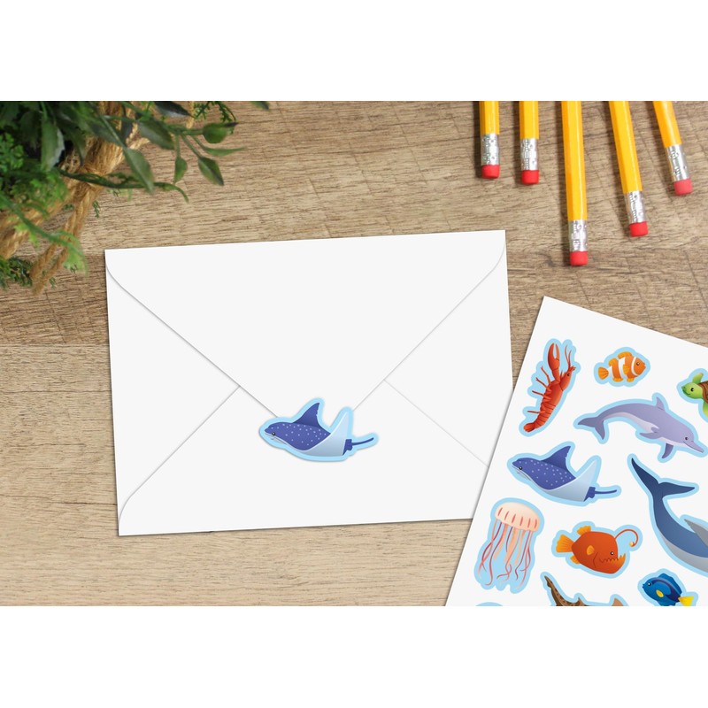 Teacher Created Resources Ocean Animals Stickers (TCR7095)