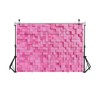 ZZBYSM 7X5FT Pink Cube Photography Backdrop 210x150cm Party Photo Background
