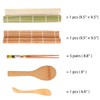 TOSSOW Sushi Making Kit - Includes 2 Sushi Roller Mats,