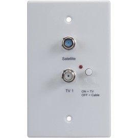 RV Omni Directional Amplified TV/AM/FM Antenna & Distribution Plate - Enhanced Entertainment & Signal Clarity