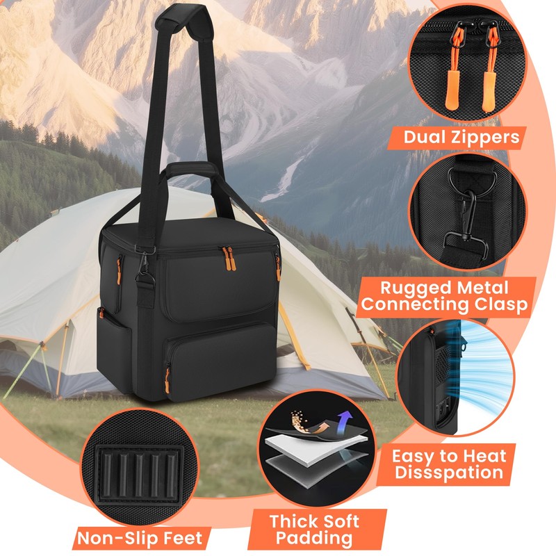 Carrying Case Compatible with BLUETTI AC180, Power Station Travel Bag