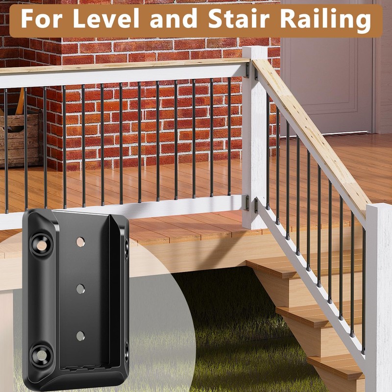 DN Mate 40 PCS Deck Railing Bracket Connectors for 2x4
