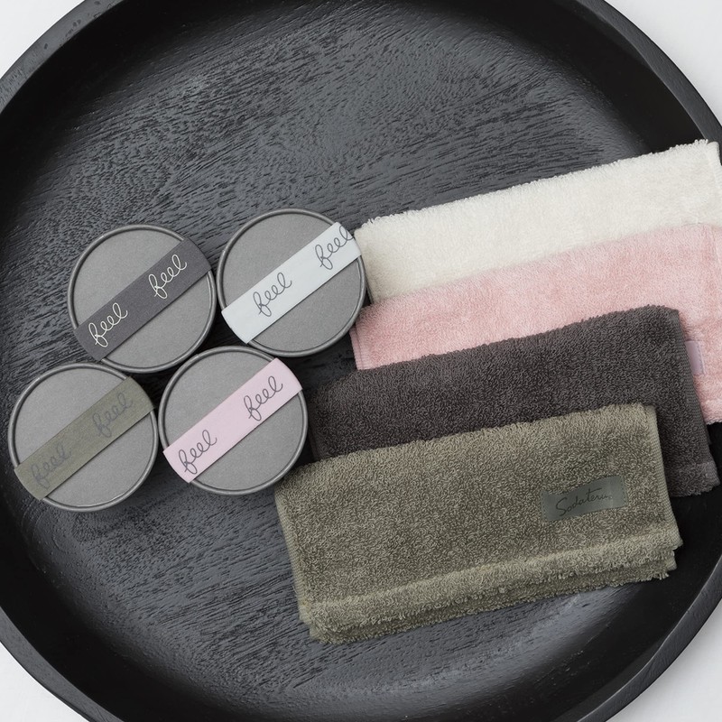 Growing Towel "feel" Petite Face Towel, Color: Fog Blue (Blue