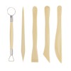 IKOPFLN 5 Piece Ceramic Sculptor Tools Clay Modelling Tools Clay