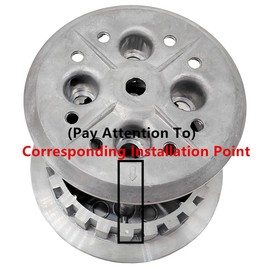Complete Clutch Kit Center Inner Hub Outer Pressure Plate & Gasket for Yamaha TTR 125 TTR125 TTR125E TTR125L TTR125LE 2000-2022