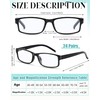 Yexiya 24 Pack Reading Glasses Bulk Traditional Reading Glasses with