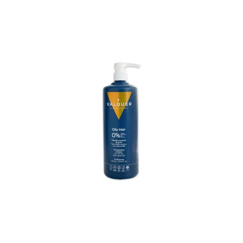 VALQUER Shampoo Antigrasa Seborregulador Zero para Cabello Graso 1 Lt