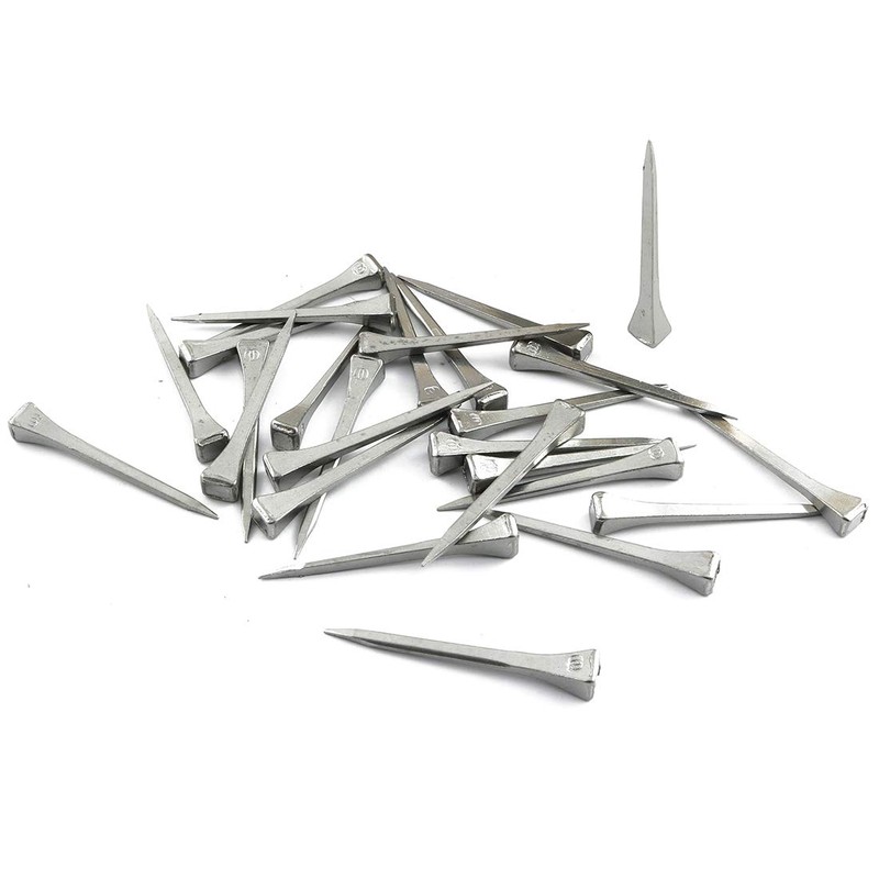 DZS Elec 25pcs E5 Horseshoe Nail 2.1 Inch Copper Plating