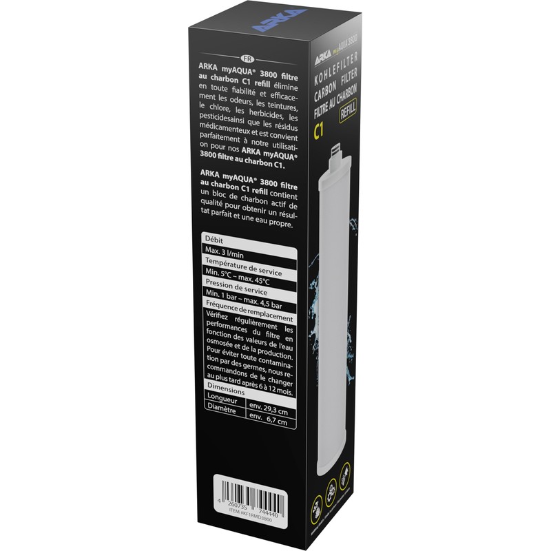 ARKA myAQUA 3800 Carbon Filter C1 Refill Unit - Filters