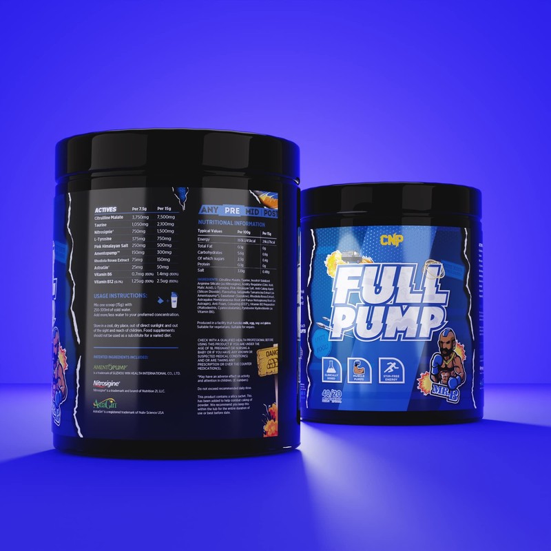 CNP Professional Full Pump, Strong Stim Free Energy and Muscle