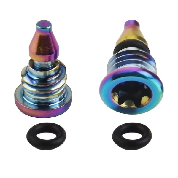 Homefantasy 2 Pcs Bicycle Brake Lever Bleed Screw for Magura