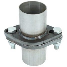 acylph Exhaust Oval Flange QuickFix Repair Pipe Kit w/Gasket & Hardware Universal 2.25" ID 2 Bolts