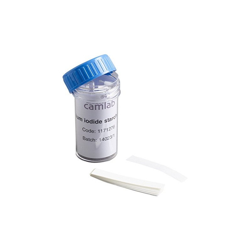 Camlab 1171276 Potassium Iodide Starch Test Paper Booklets, 10 Books