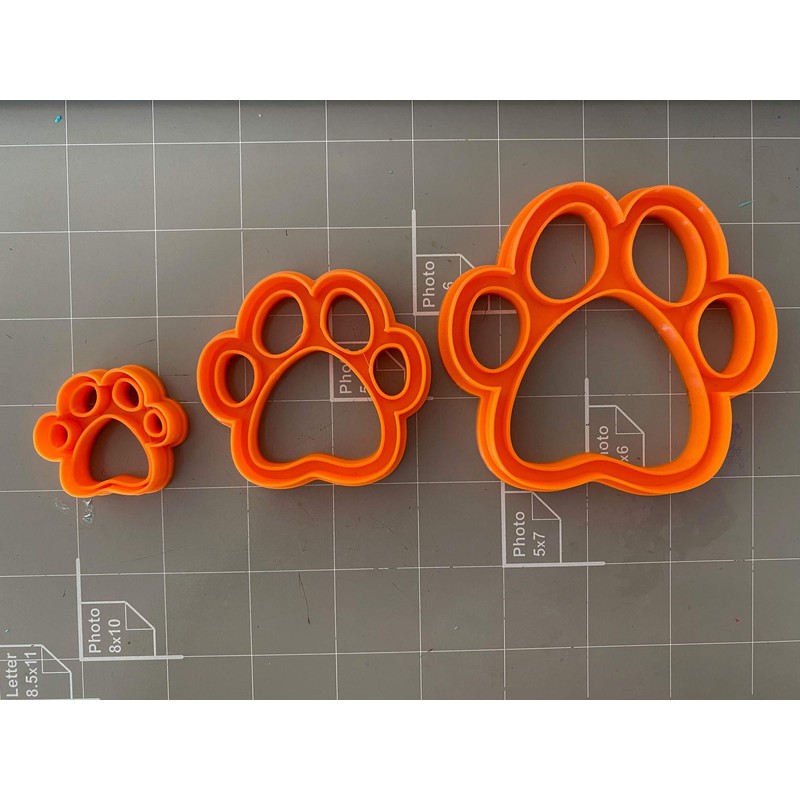 Dog Paw 3-Piece Cookie Cutter Set