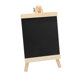 Paintersisters Blackboard Easel 28 cm for Chalk - Small Chalk Board for Table Standing Up Made of Pine Wood