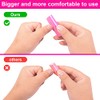 Diesisa Lima de uñas con bloque de tampón, esponja de
