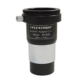 Celestron Barlow Lens T-Adaptor 1.25-Inch (31.75 mm) with Barlow and Ocular Lens Attachment
