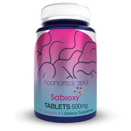 Nootropics Depot Tabletas De Sabroxy  500 Mg  30 Unidades  Mínimo 10 De Oroxilina A  Oroxylum Indicum  Puede Ayudar A Promover La Concentración Y La  