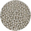 FunCakes Crispy Choco Pearls - Metallic Silver, Argento - Decorazioni