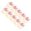 100Pcs Paper Clips Cute French Fries Shape Electroplating Process Lightweight