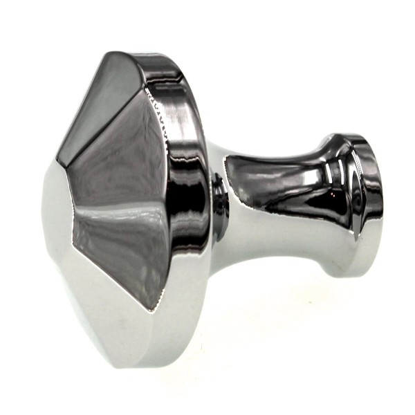 Belwith Keeler Facette 1 3/8" Hexagon Solid Brass Cabinet Knob