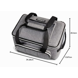 VIGEGARI Cricut Carrying Case Compatible with Cricut Easy Press Mini, Grey, Heavy Duty