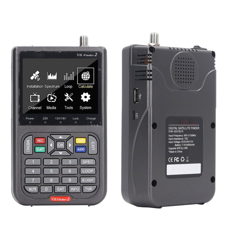 Digital Satellite Finder LCD Screen Handheld Satellite Signal Meter Detection