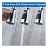Kitchen Sink Pull-Down Faucet, Head Replacement Part 3 Functions Pull-Out