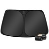 Mekdghro Custom Fit Windshield Sun Shade for Jeep Compass 2007-2017,