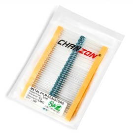 Chanzon 100pcs 1/4W (0.25W) 3.9K Ω ohm 3k9 Metal Film Fixed Resistor 0.01 ±1% Tolerance 3.9KR MF Through Hole Resistors Current Limiting Rohs Certificated