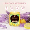 Odor Eliminating Lemon Lavender Scented Candles for Women and Men,