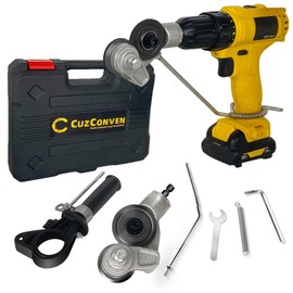 CuzConven Metal Cutter for Drill, Sheet Metal Cutters, Electric Drill Plate Cutter for Cutting Steel, Copper, Aluminum and other Thin Metals Plates