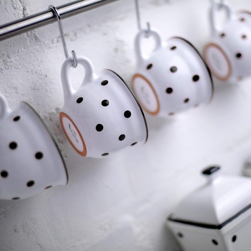 City to Cottage® - Kaffeebecher Teetasse 250 ml | Weiß