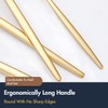 24-Piece Gold Silverware Set Gold Flatware Set for 6, Gold