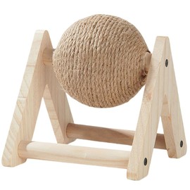 Durable Sisal Cat Scratching Ball with Stable Stand, Cat Scratcher Toy Animal Toy Cat-Teasing Gadget, Kitten Toy Interactive Cat Exercise Toys